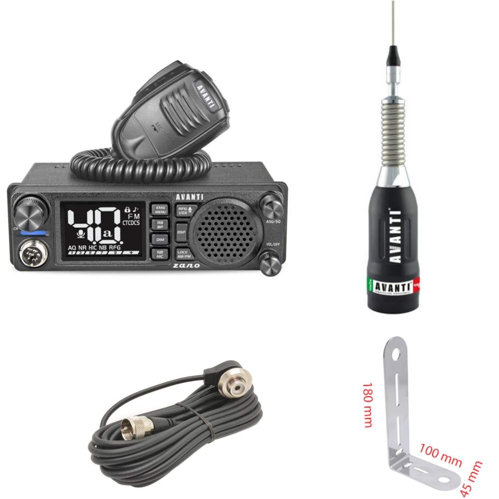 Avanti ZANO - Stație Radio CB 12/24V